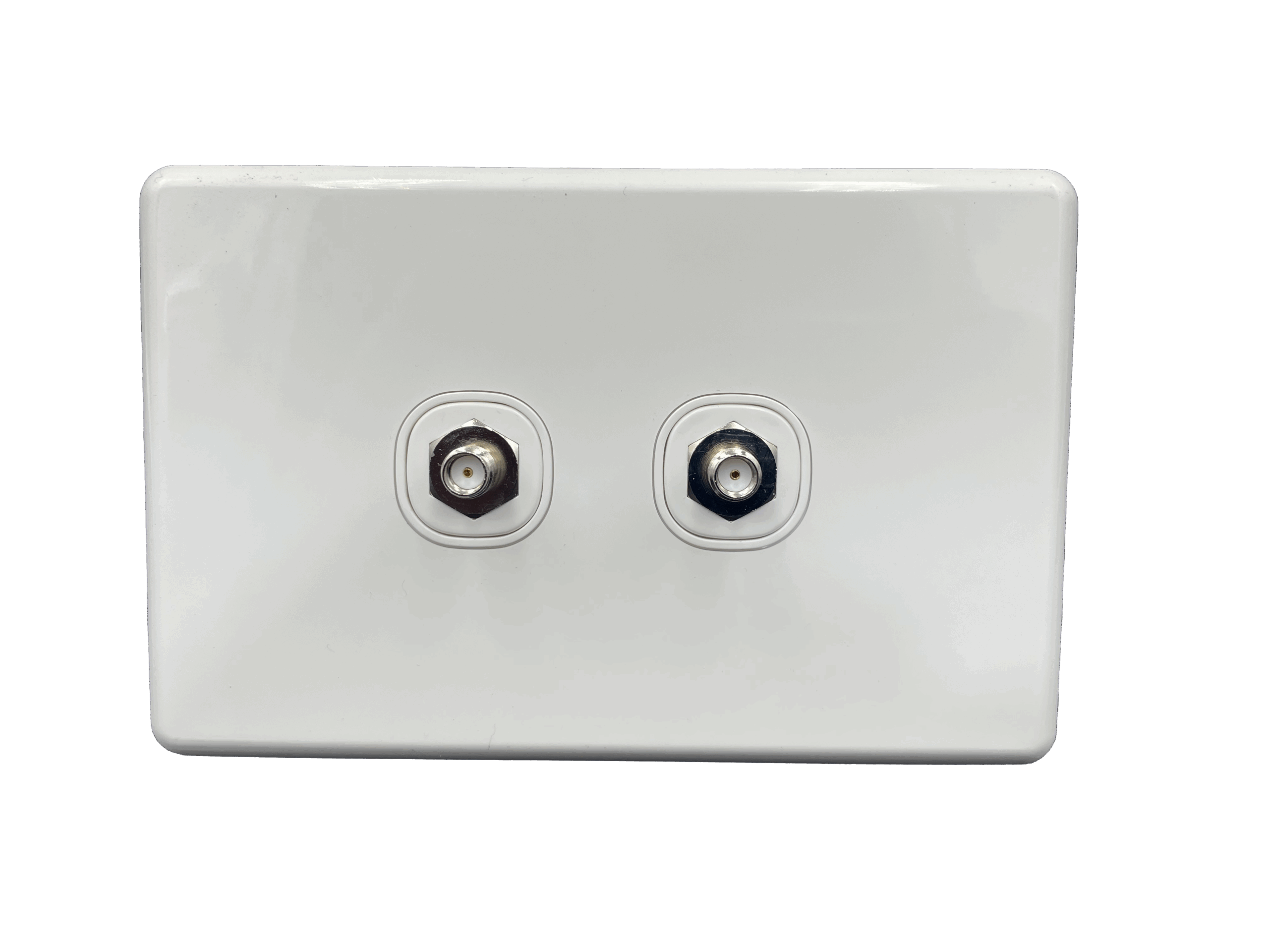 Dual SMA Wallplate