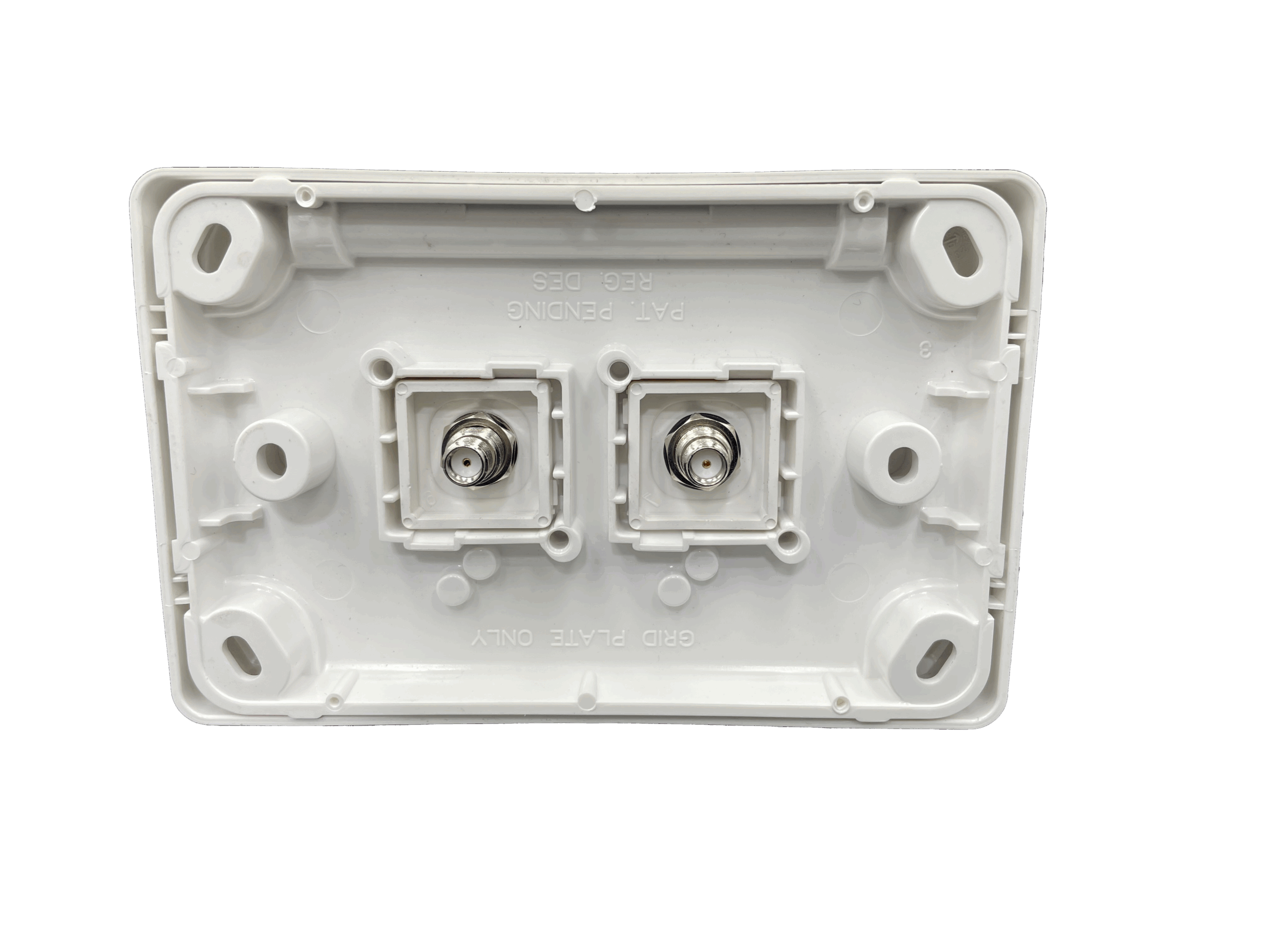 Dual SMA Wall plate